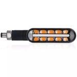Clignotant a led sequentiel chaft cyclone noir / fum