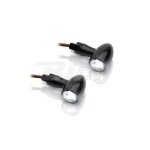 Clignotants led v parts 12v alu noir