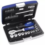 Coffret 34 pièces douilles & cliquet expert 0, 25 pouce Coffret 34 pièces douilles & cliquet expert 0, 25 pouce