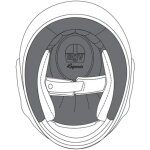 Coiffe agv x101 noir