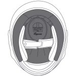 Coiffe agv x3000 premium noir