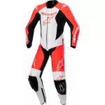Combinaison 1 pièce enfant alpinestars gp plus v2 leather rouge fluo blanc noir Combinaison 1 pièce enfant alpinestars gp plus v2 leather rouge fluo blanc noir