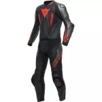 Combinaison 2 pices dainese laguna seca 5 noir anthracite rouge fluo