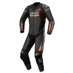 Combinaison alpinestars gp force chaser noir rouge fluo