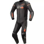 Combinaison deux pièces alpinestars gp force chaser noir rouge fluo Combinaison deux pièces alpinestars gp force chaser noir rouge fluo