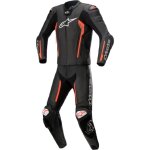 Combinaison deux pieces alpinestars missile v2 noir rouge fluo Combinaison deux pieces alpinestars missile v2 noir rouge fluo