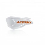 Coques protge - mains acerbis x - factory blanc orange