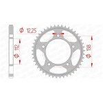 Couronne afam 38 dents acier pas 525 type 10613 honda