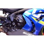 Couvre - carter droit (embrayage) r&g racing race series noir suzuki gsx - r1000