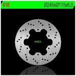 Disque de frein arri�re droit ng 416 rond fixe