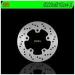 Disque de frein arri�re droit ng 609 rond fixe