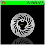Disque de frein arri�re droit ng 836 rond fixe