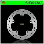 Disque de frein avant gauche ng 289 rond fixe