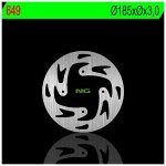 Disque de frein avant gauche ng 649 rond fixe gas gas