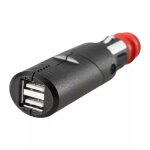 Double port usb sw - motech avec prise universelle boitier rotatif
