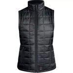 Doudoune chauffante sans manches femme the district noir