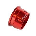 Embout d'echappement pour silencieux lightech alu rouge