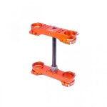 T de fourche xtrig rocs tech orange offset 22 mm