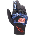 Gants alpinestars fq20 copper noir bleu rouge