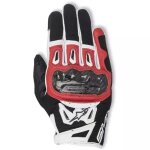 Gants alpinestars smx - 2 air carbon v2 noir rouge blanc