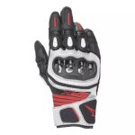 Gants alpinestars spx air carbon v2 noir blanc rouge