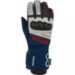 Gants bering austral gore - tex marine gris rouge