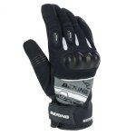 Gants bering morius noir gris blanc