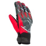 Gants bering walshe noir gris rouge