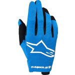 Gants cross alpinestars radar bleu blanc