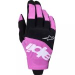 Gants cross alpinestars techstar noir gris clair violet Gants cross alpinestars techstar noir gris clair violet
