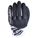 Gants cross five e3 evo blanc noir or Gants cross five e3 evo blanc noir or