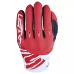 Gants cross five e3 evo blanc rouge Gants cross five e3 evo blanc rouge
