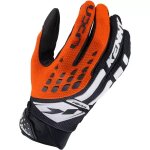 Gants cross kenny track noir orange