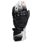 Gants dainese fiero metal noir blanc rouge fluo Gants dainese fiero metal noir blanc rouge fluo