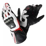 Gants dainese steel - pro 858 noir blanc rouge