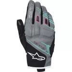 Gants femme alpinestars stella moblast wp gris noir rose fluo