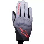 Gants femme alpinestars stella reef v2 gris noir rose fluo Gants femme alpinestars stella reef v2 gris noir rose fluo