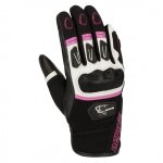 Gants femme bering lady ursula noir fuchsia