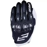 Gants femme five stunt evo2 airflow woman noir blanc