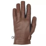 Gants femme helstons lady candy chocolat bleu