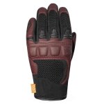 Gants femme racer ronin noir bordeaux