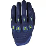 Gants five stunt evo 2 bleu jaune fluo