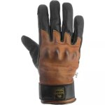 Gants helstons glory marron clair noir Gants helstons glory marron clair noir