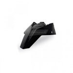 Garde - boue arrire et plaques latrales polisport noir ktm ps316bc07