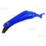 Garde - boue arrière + support de plaque avec feu ufo yamaha wr250f bleu Garde - boue arrière + support de plaque avec feu ufo yamaha wr250f bleu