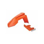 Garde - boue avant polisport restyl orange avec adaptateur ktm