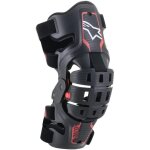Genouillres enfant alpinestars bionic 5s noir rouge