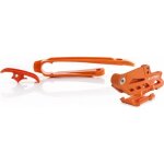 Guide cha�ne et patin de bras oscillant acerbis ktm exc / exc - f 2017 orange