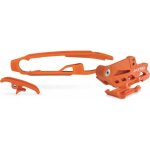 Guide chane et patin de bras oscillant acerbis ktm sx - f 2012 orange