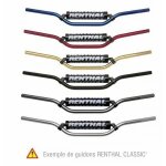 Guidon diam 22, 2mm avec barre renthal classic mini mx noir / mousse noire